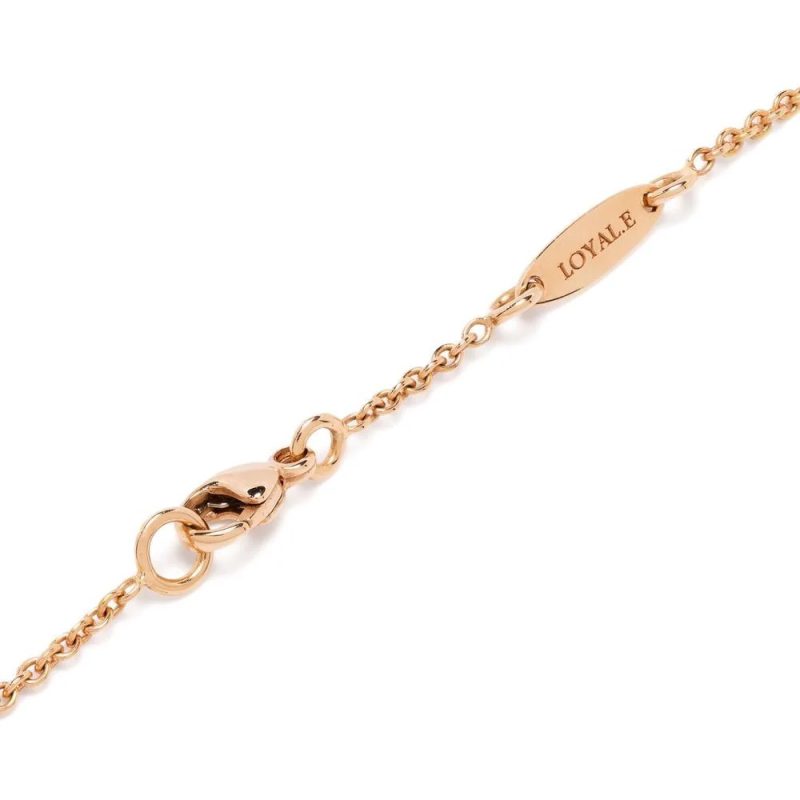 Necklace Perpétuelle 025ct - 18k rose gold lab grown diamond Loyale Paris 4